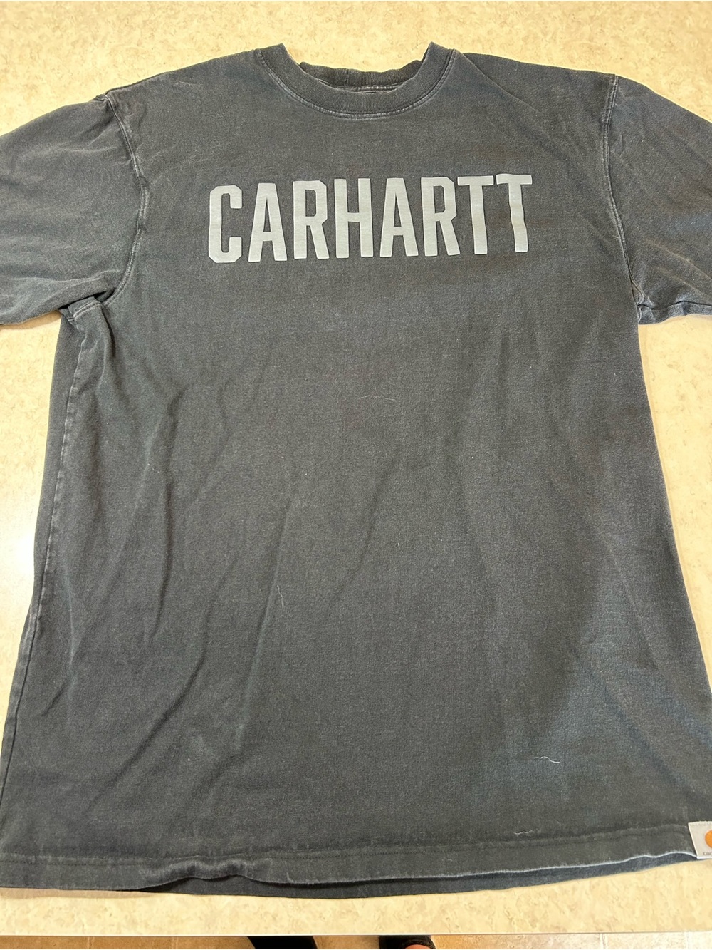 Carhartt Original Fit Logo T-Shirt Men’s Medium Black Short Sleeve Graphic